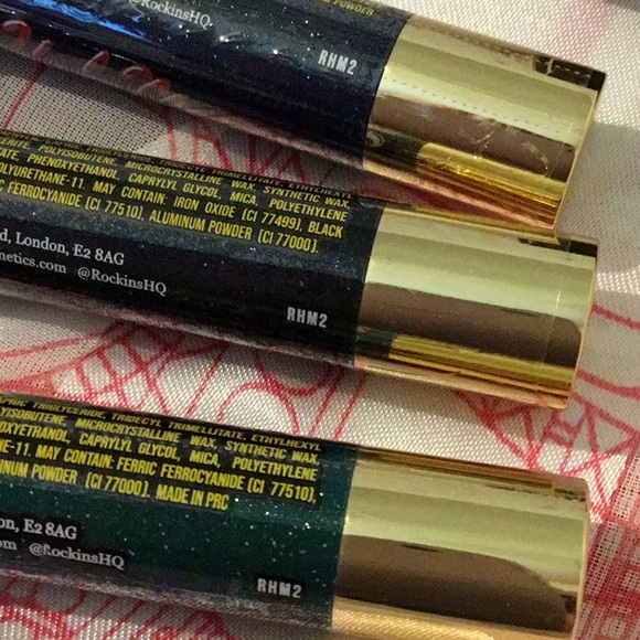 New ROCKINS Cosmetics HOT MESS Set Of 3 Eyeshadow Glitter Gel Eye Pens - Picture 11 of 13